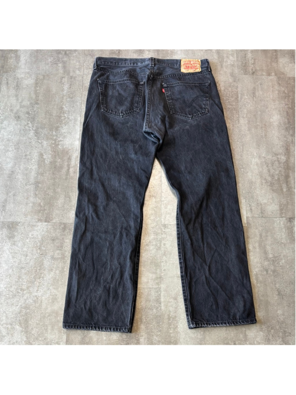 Y2K Levi’s 501 Straight Leg Button Fly Jeans Men’s 36x32 Black